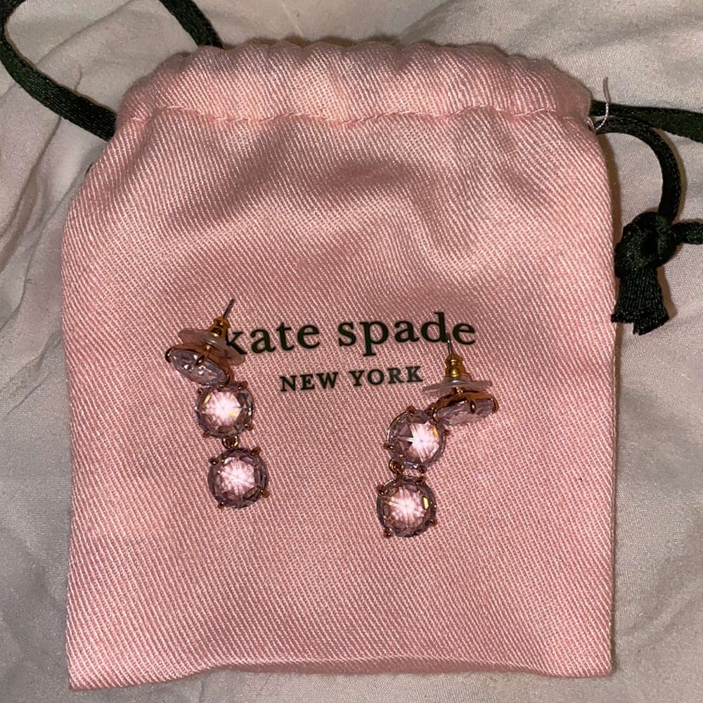 Kate Spade chandelier earrings with dust bag